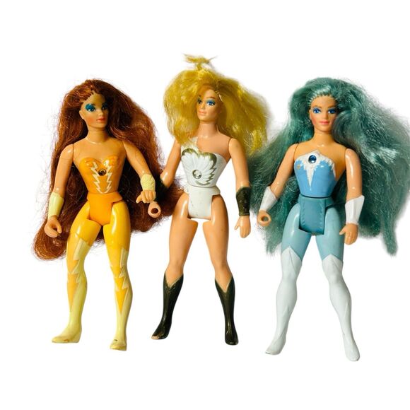 She-Ra Action Figure Lot Adora Frosta CastaSpella Lot Of 3 Vintage 1984 - Picture 1 of 9